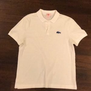 Men’s Lacoste White Polo Size 6 Large